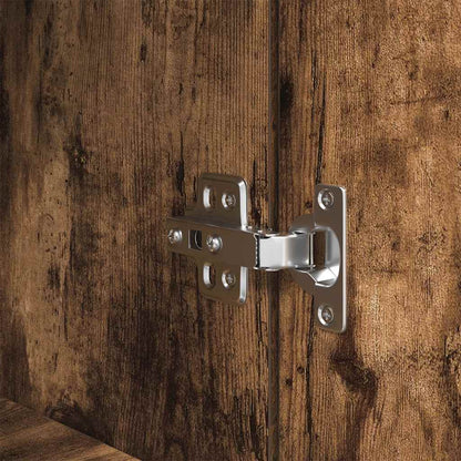 Bedside Cabinet Smoked Oak 39x35x65 cm Engineered Wood