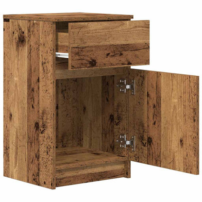 Bedside Cabinet Old Wood 39x35x65 cm Engineered Wood