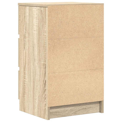 Bedside Cabinets with 3 Drawers 2 pcs Sonoma Oak 39x35x65 cm