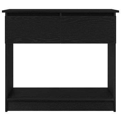 Console Table with Drawers Black 85.5x38.5x74.5 cm