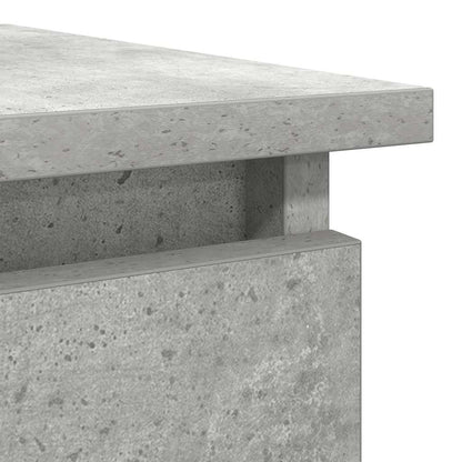 Console Table with Drawers Concrete Grey 85.5x38.5x74.5 cm