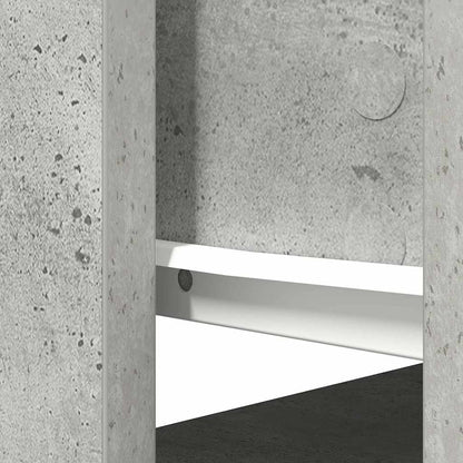 Console Table with Drawers Concrete Grey 85.5x38.5x74.5 cm