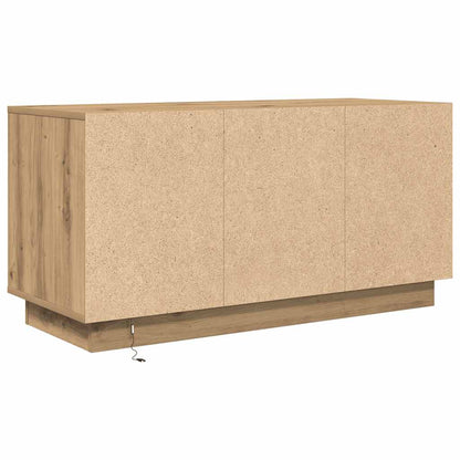 TV Cabinet with LED Lights Artisan Oak 100x41x50 cm