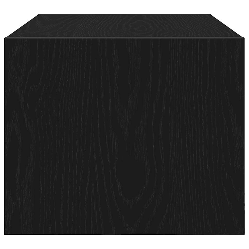 TV Cabinets 2 pcs Black Oak 60x31x25.5 cm Engineered Wood