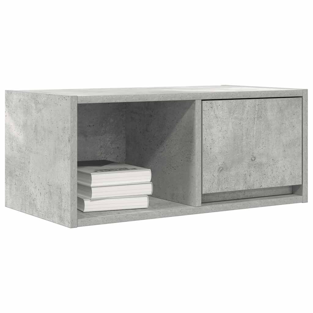 TV Cabinets 2 pcs Concrete Grey 60x31x25.5 cm Engineered Wood