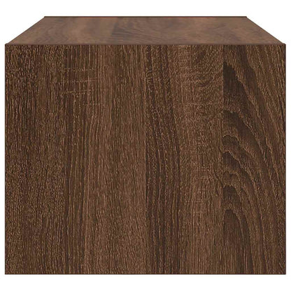 TV Cabinet Brown Oak 60x31x25.5 cm Engineered Wood