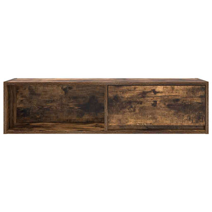 TV Cabinets 2 pcs Smoked Oak 100x31x25.5 cm Engineered Wood