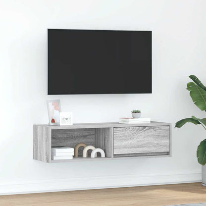 TV Cabinet Grey Sonoma 100x31x25.5 cm Engineered Wood