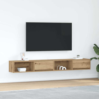 TV Cabinets 2 pcs Artisan Oak 100x31x25.5 cm Engineered Wood