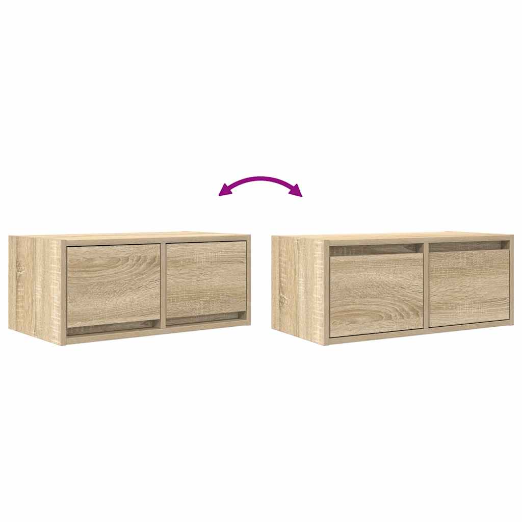 TV Cabinet Sonoma Oak 60x31x25.5 cm Engineered Wood