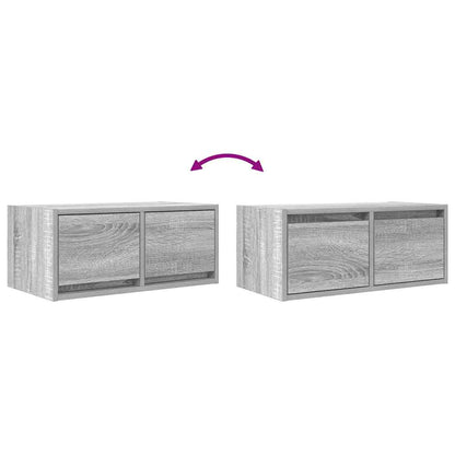 TV Cabinets 2 pcs Grey Sonoma 60x31x25.5 cm Engineered Wood
