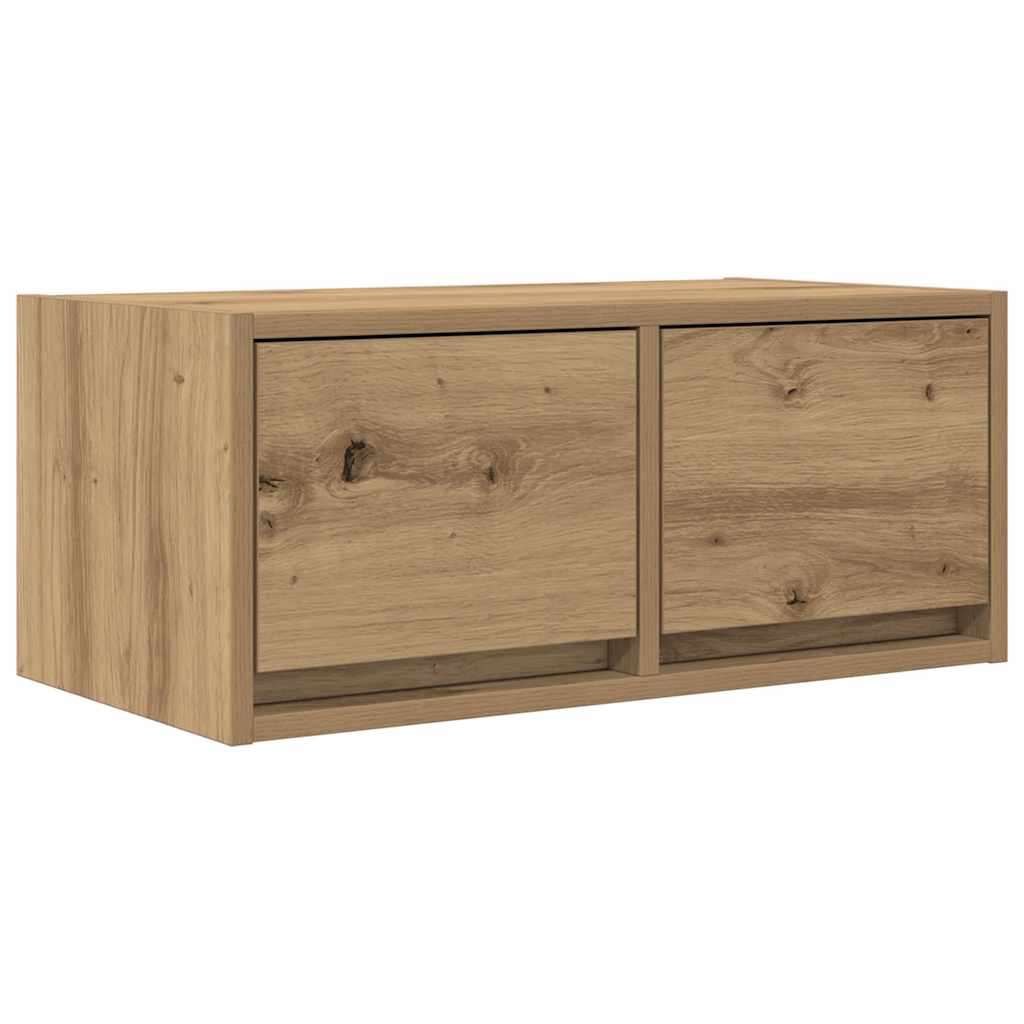 TV Cabinets 2 pcs Artisan Oak 60x31x25.5 cm Engineered Wood