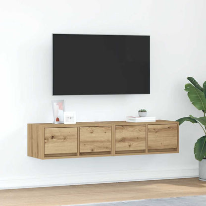 TV Cabinets 2 pcs Artisan Oak 60x31x25.5 cm Engineered Wood