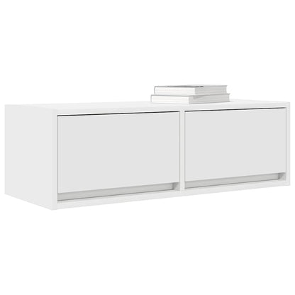 TV Cabinets 2 pcs White 80x31x25.5 cm Engineered Wood