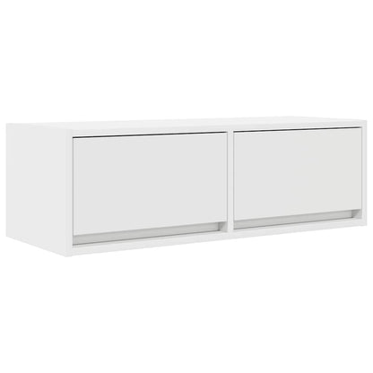 TV Cabinets 2 pcs White 80x31x25.5 cm Engineered Wood