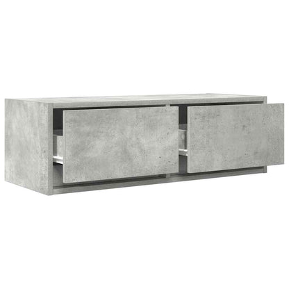 TV Cabinets 2 pcs Concrete Grey 80x31x25.5 cm Engineered Wood