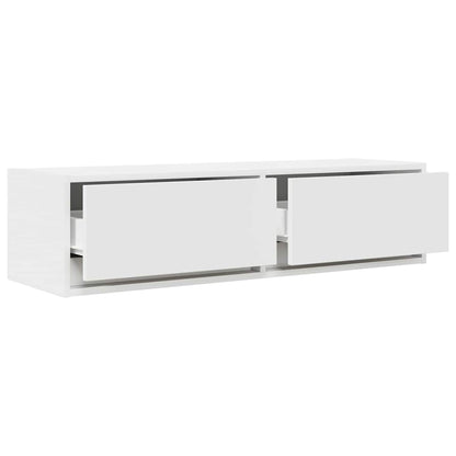 TV Cabinet with Drawer White 100 x 31 x 25.5 cm Engineered wood