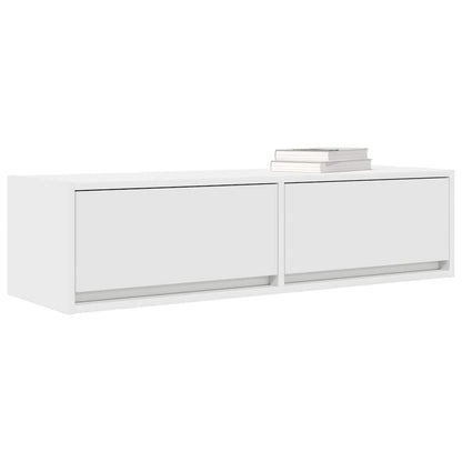 TV Cabinet with Drawer White 100 x 31 x 25.5 cm Engineered wood
