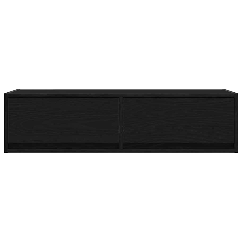 TV Cabinet Black oak 100 x 31 x 25.5 cm Engineered wood