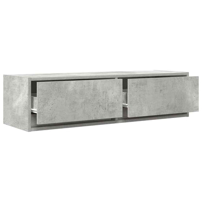 TV Cabinet Concrete grey 100 x 31 x 25.5 cm Engineered wood
