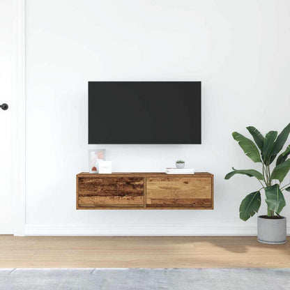 TV Cabinet Old wood 100 x 31 x 25.5 cm Engineered wood