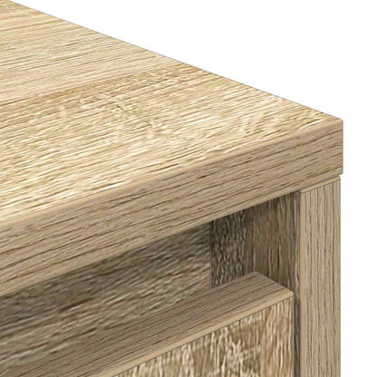 Cabinet with Drawer Sonoma Oak 55.5x34x119.5 cm Engineered Wood