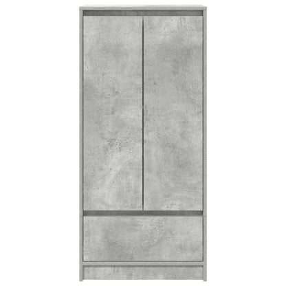 Cabinet with Drawer Concrete Grey 55.5x34x119.5 cm Engineered Wood