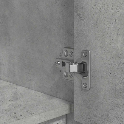 Cabinet with Drawer Concrete Grey 55.5x34x119.5 cm Engineered Wood