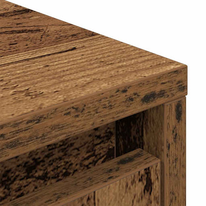 Cabinet with Drawer Old Wood 55.5x34x119.5 cm Engineered Wood