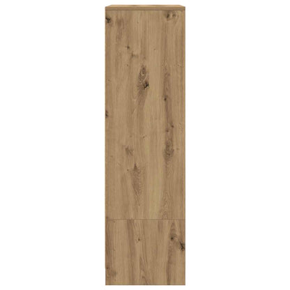 Cabinet with Drawer Artisan Oak 55.5x34x119.5 cm Engineered Wood