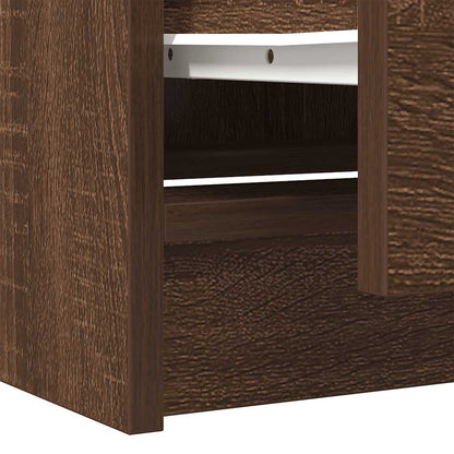 TV Cabinet Brown Oak 40x35x54 cm Engineered Wood