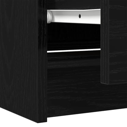 TV Cabinet Black 60x35x54 cm Engineered Wood