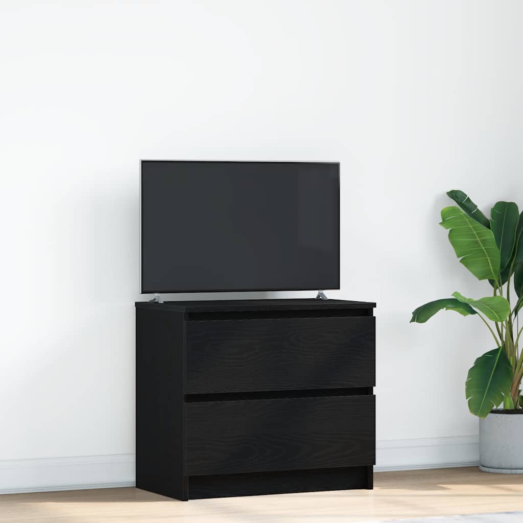 TV Cabinet Black 60x35x54 cm Engineered Wood