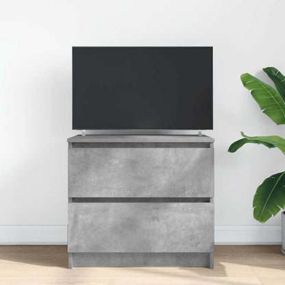 TV Cabinet Concrete Grey 60x35x54 cm Engineered Wood