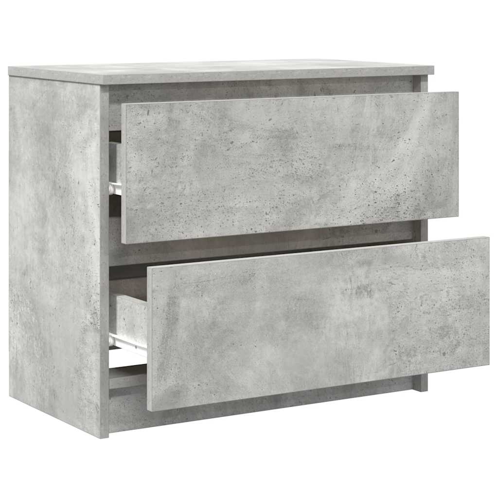 TV Cabinet Concrete Grey 60x35x54 cm Engineered Wood