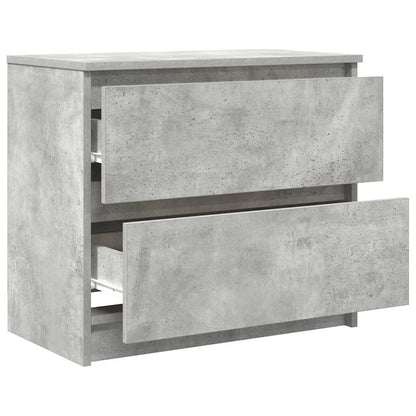 TV Cabinet Concrete Grey 60x35x54 cm Engineered Wood