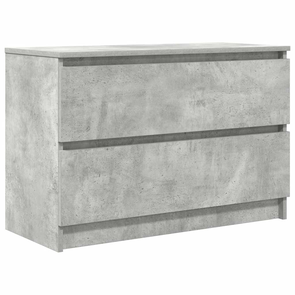 TV Cabinet Concrete Grey 80x35x54 cm Engineered Wood