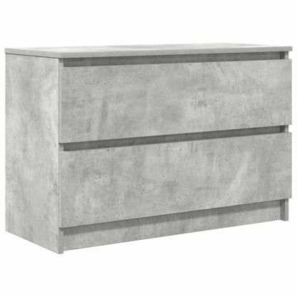 TV Cabinet Concrete Grey 80x35x54 cm Engineered Wood