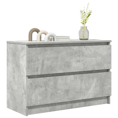 TV Cabinet Concrete Grey 80x35x54 cm Engineered Wood