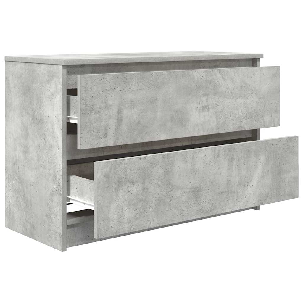 TV Cabinet Concrete Grey 80x35x54 cm Engineered Wood
