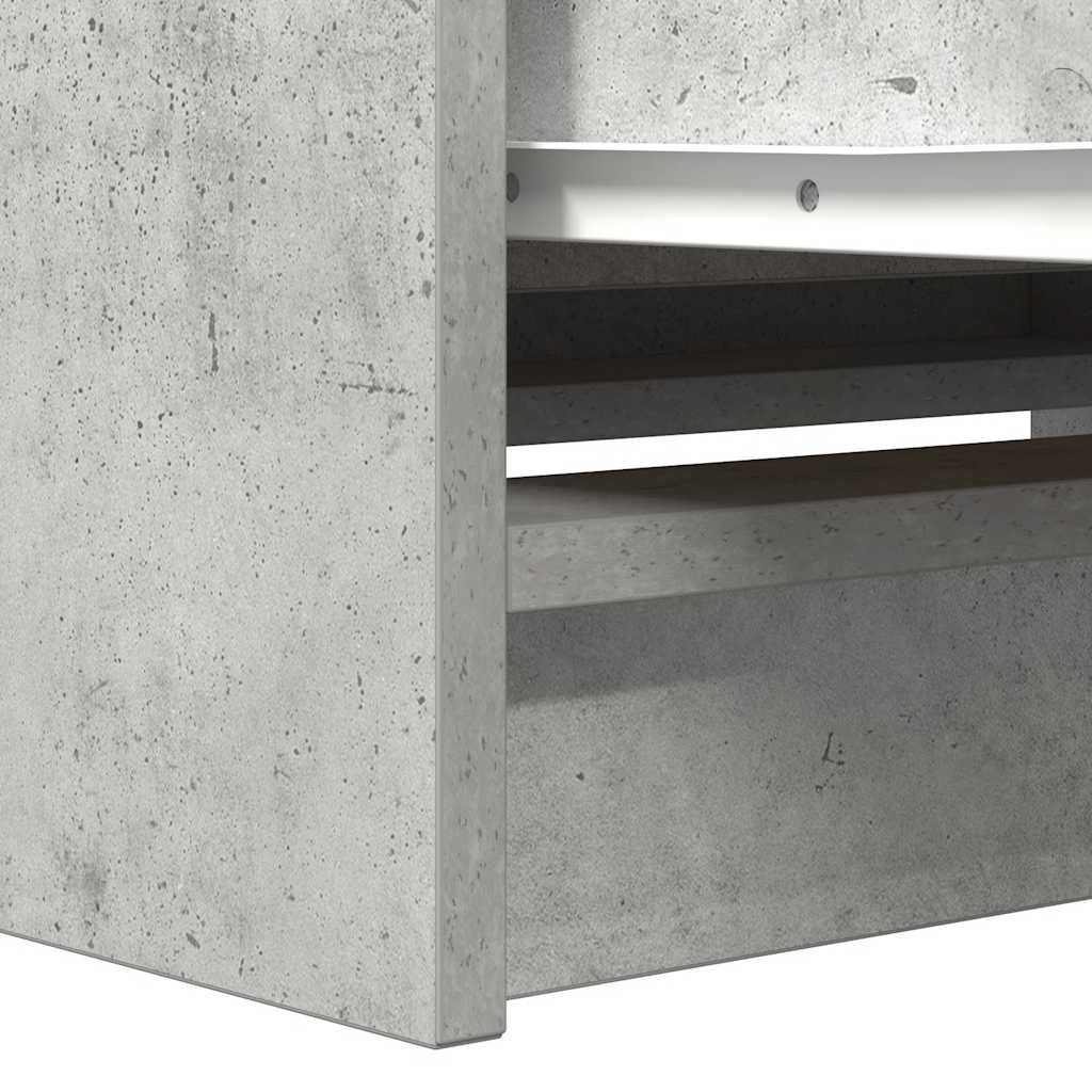 TV Cabinet Concrete Grey 80x35x54 cm Engineered Wood
