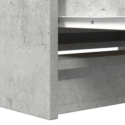 TV Cabinet Concrete Grey 80x35x54 cm Engineered Wood