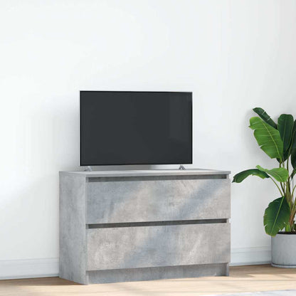 TV Cabinet Concrete Grey 80x35x54 cm Engineered Wood