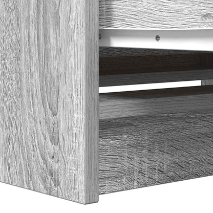 TV Cabinet Grey Sonoma 80x35x54 cm Engineered Wood