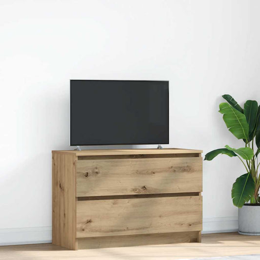 TV Cabinet Artisan Oak 80x35x54 cm Engineered Wood