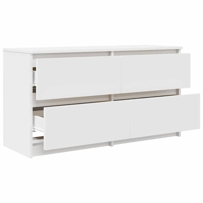 TV Cabinet White 100x35x54 cm Engineered Wood