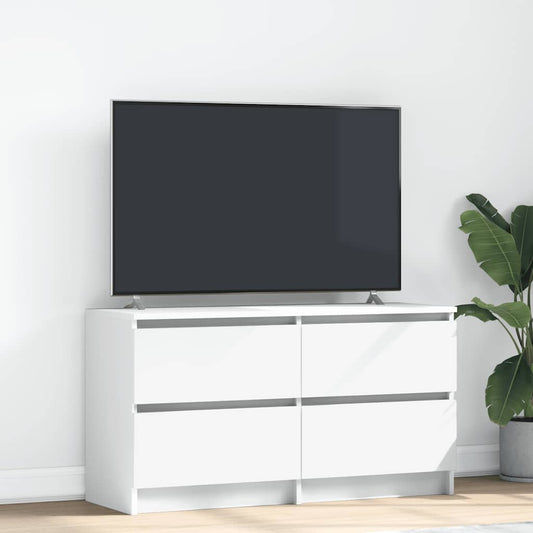 TV Cabinet White 100x35x54 cm Engineered Wood