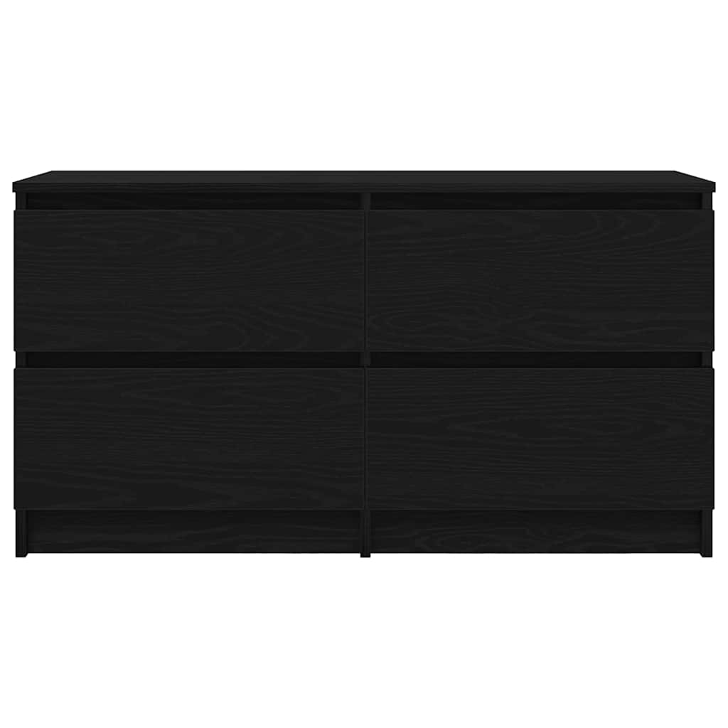 TV Cabinet Black 100x35x54 cm Engineered Wood