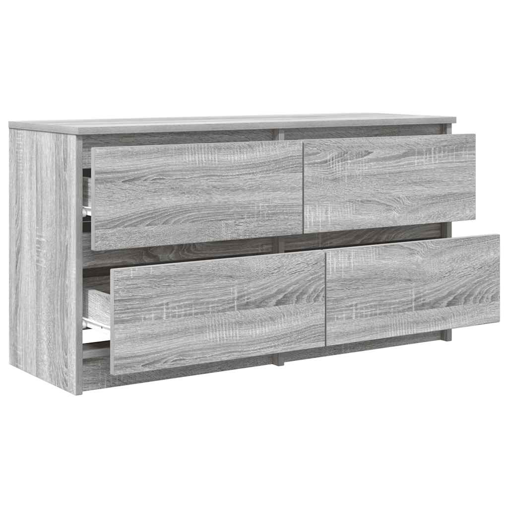 TV Cabinet Grey Sonoma 100x35x54 cm Engineered Wood