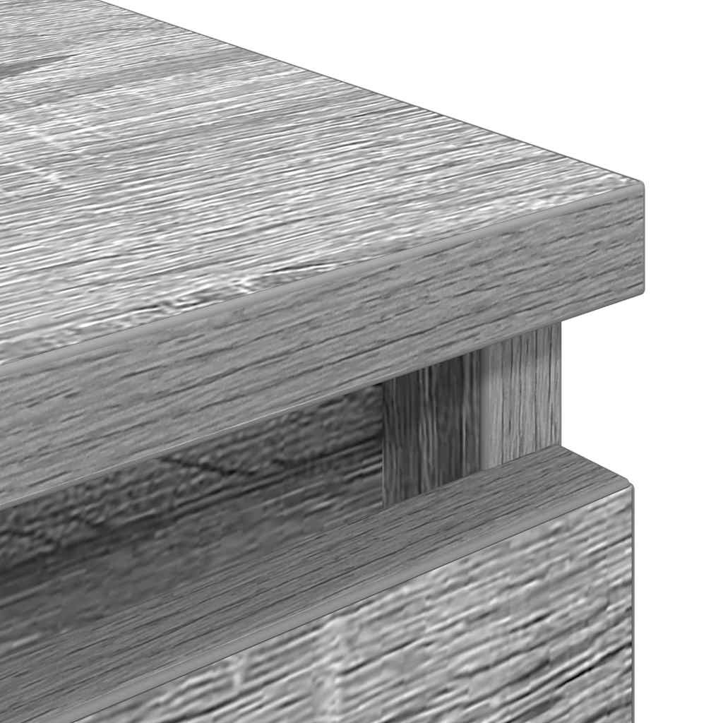 TV Cabinet Grey Sonoma 100x35x54 cm Engineered Wood